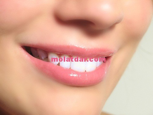close up clean smile white