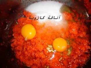 كيكة بالجزر والتفاح3