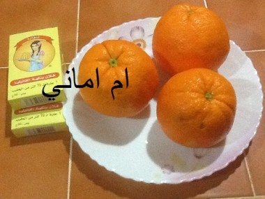 كيكة باردة بعصير البرتقال 7