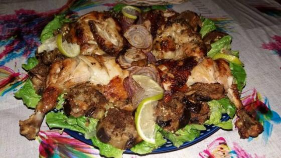 تحضير الدجاج المشوي في الفرن بالصوص البيضاء سهلة وبسيطة وصحية والاهم بنينة بزاف ماتشبعوش منها