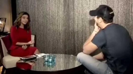 مذيعة العربية تقول لسعد أنت حلو و زوين ترضا ترتبط بيا