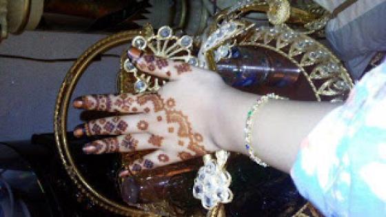 اخر صيحات النقش الصحراوي للعروس 2019