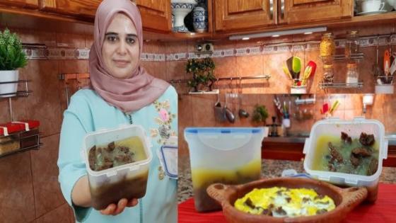 الخليع بلا قديد أو المقيلة على أصولها و بأقل نسبة من الدهون