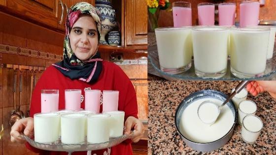 الرايب البلدي أو ياغورت خاثر بدون طنجرة الضغط وبدون مايغلى بكمية وفيرة أكثر من 2 لتر