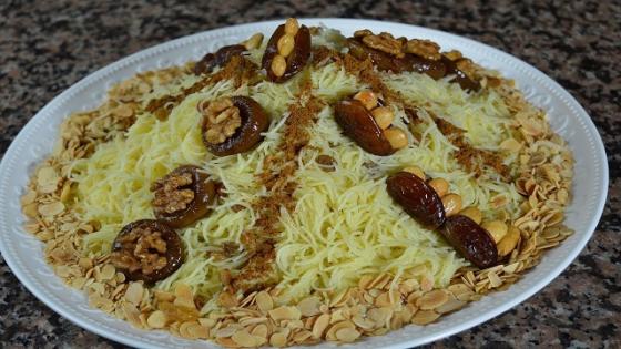 السفة بالفاني والفواكه الجافة بلا تفوار في دقائق سهلة وسريعة لضيوف الغفلة