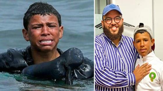 تضامن كبير مع القاصر اليتيم الذي هاجر إلى سبتة بقنينات ماء وجمعية تتكلف بتوفير سكن له وتكوين مهني