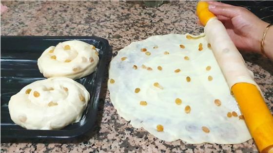 بريوش خفيف بالزبيب