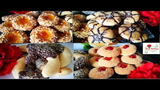 حلويات العيد 2019 : حلوة دواز اتاي ب4 أشكال رائعة من نفس العجين و بكمية كبيرة