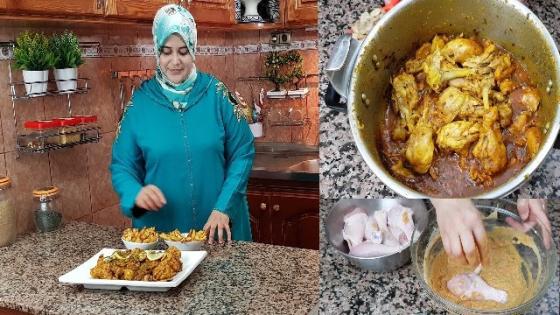 دجاج سريع مدغمر يحضر قبل الإفطار بدقائق بتتبيلة روعة مرافق بطاطس مقرمشة مشوية لذيذة جدا