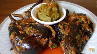 دنجال مشرمل و مرقد بالثوم و الخل