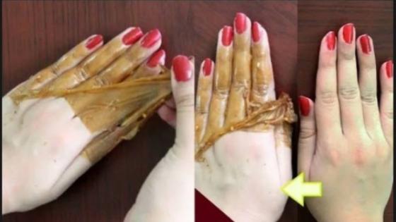 ضعيها على يديك ربع ساعة ولن تصدقي النتيجة بياض وتفتيح ونعومة وتجربة امامكم