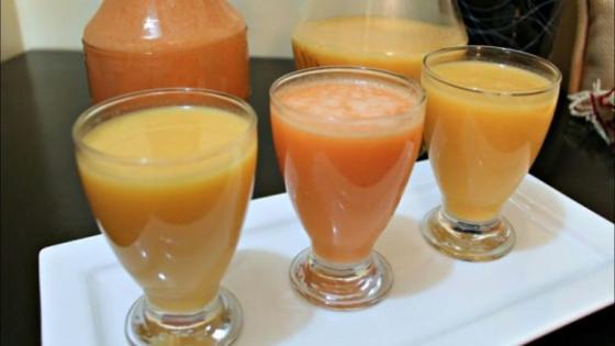 عصائر تروبيكال من اروع مايكون بدون حليب وببرتقالتين فقط وكمية وفيرة والمذاق ياسلام