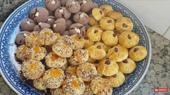غريبة معلكة من وصفات زمان من عجنة وحدة خرجي ثلاثة أشكال مختلفة وبكمية كبيرة
