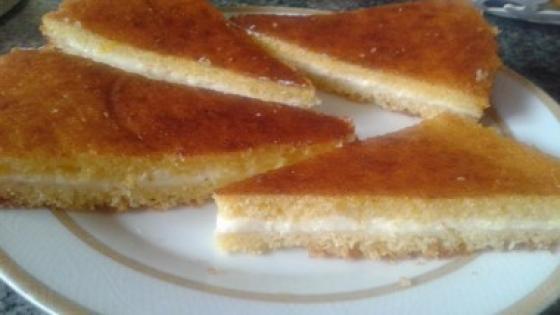 ‏بسبوسة‬ محشية بالكريمة تتجي لذيذة